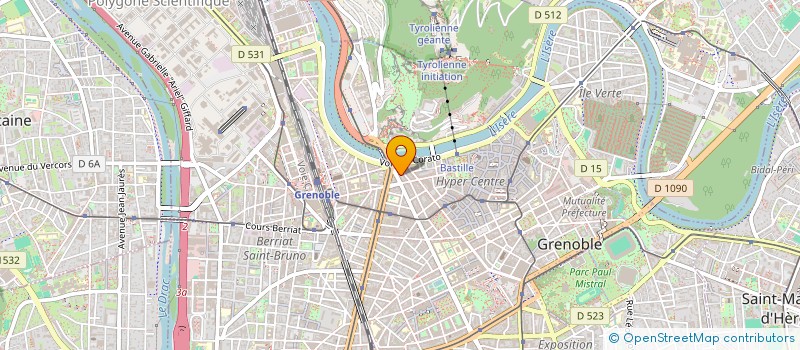 localisation de l'entreprise CHATEAU DE LA TOURETTE à GRENOBLE