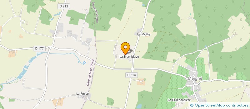 localisation de l'entreprise CHATEAU DE LA TREMBLAYE DOUE EN ANJOU  DOUE-EN-ANJOU