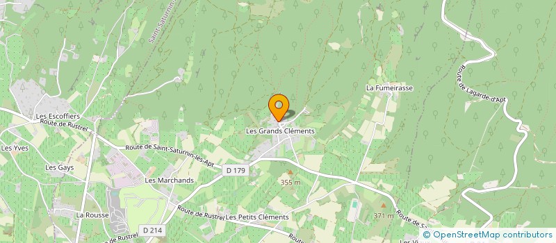 localisation de l'entreprise CHATEAU DE LAGARDE  LAGARDE D'APT