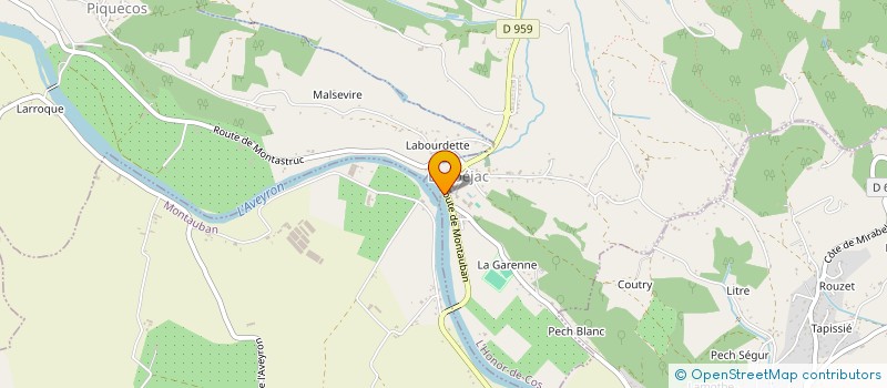 localisation de l'entreprise CHATEAU DE LOUBEJAC  L HONOR-DE-COS