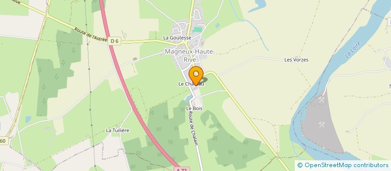 localisation de l'entreprise CHATEAU DE MAGNEUX  MAGNEUX-HAUTE-RIVE