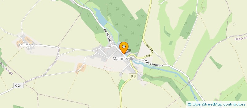 localisation de l'entreprise CHATEAU DE MAINNEVILLE  MAINNEVILLE