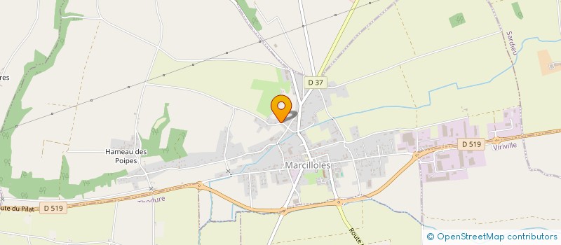 localisation de l'entreprise CHATEAU DE MARCILLOLES  MARCILLOLES