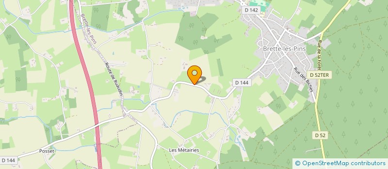 localisation de l'entreprise CHATEAU DE MONTBRAYE  PARIGNE L'EVEQUE