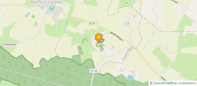 localisation de l'entreprise CHATEAU DE MONTERGON SA  ERDRE-EN-ANJOU