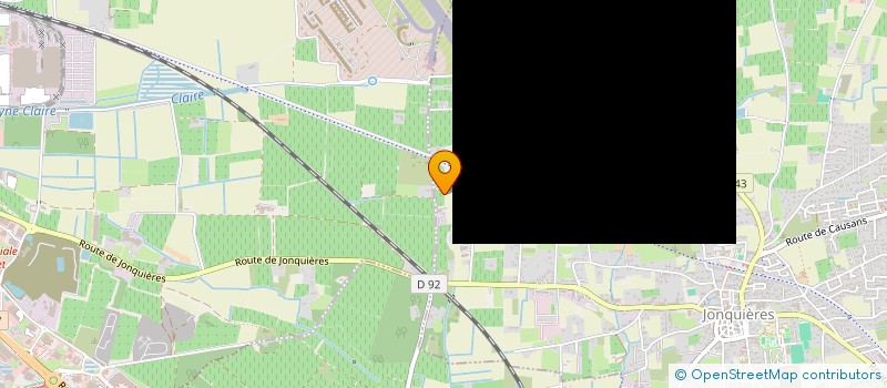 localisation de l'entreprise CHATEAU DE PECOULETTE  JONQUIERES