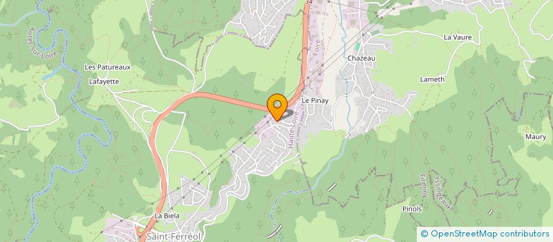 localisation de l'entreprise CHATEAU DE PERUSEL  SAINT-FERREOL-D'AUROURE