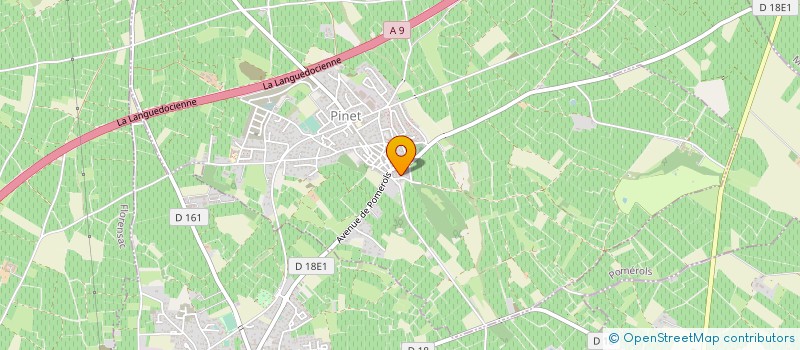 localisation de l'entreprise CHATEAU DE PINET GAUJAL DE SAINT BON  PINET