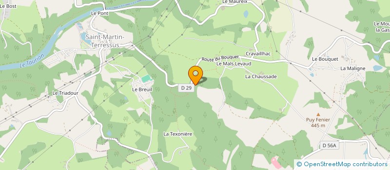 localisation de l'entreprise CHATEAU DE PLANTADIS à SAINT-MARTIN-TERRESSUS