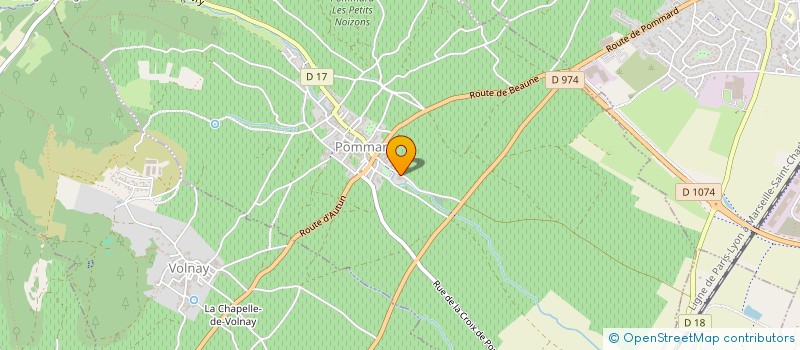 localisation de l'entreprise CHATEAU DE POMMARD  POMMARD