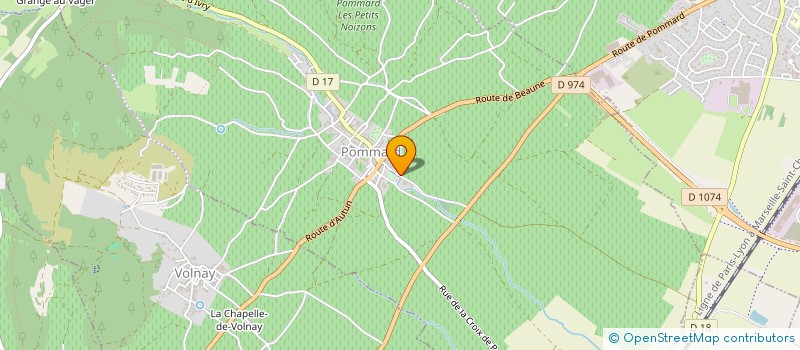 localisation de l'entreprise CHATEAU DE POMMARD WINES à POMMARD