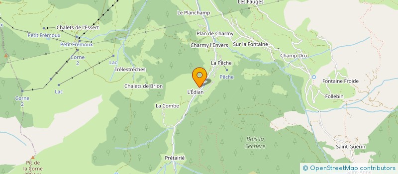 localisation de l'entreprise CHATEAU DE PRELAY  ABONDANCE