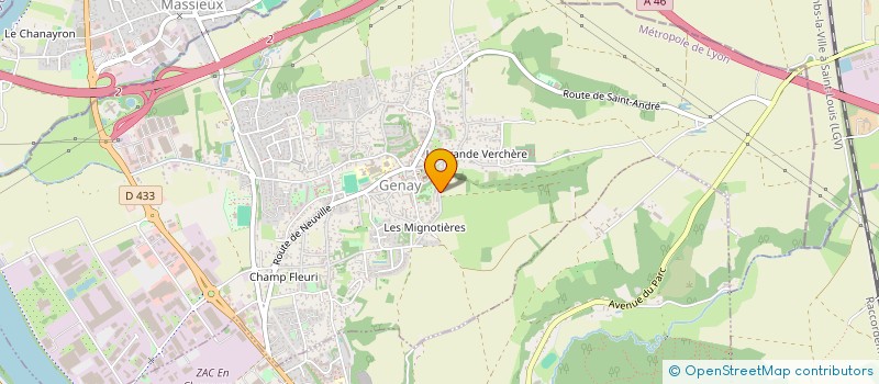 localisation de l'entreprise CHATEAU DE RANCE  GENAY