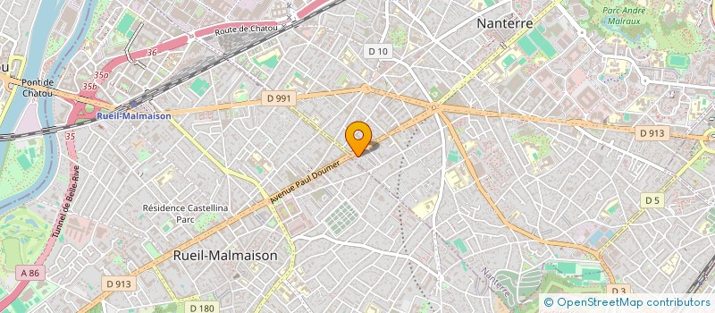 localisation de l'entreprise CHATEAU DE SAINT-AVOYE à NANTERRE