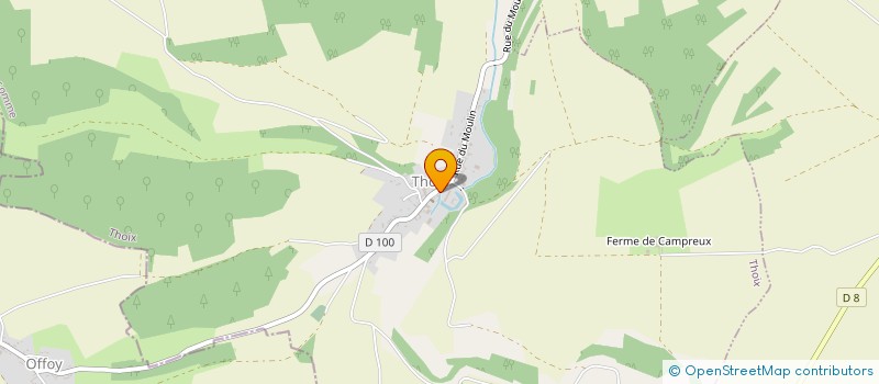 localisation de l'entreprise CHATEAU DE THOIX  THOIX