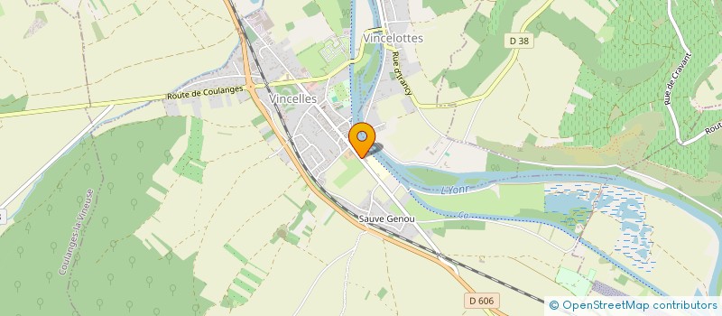 localisation de l'entreprise CHATEAU DE VINCELLES  VINCELLES