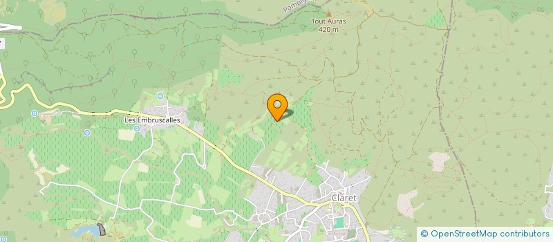 localisation de l'entreprise CHATEAU DEL RANQ  CLARET