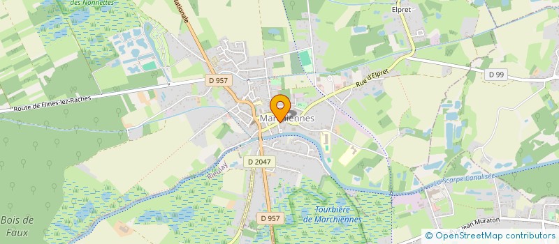 localisation de l'entreprise CHATEAU DELTOMBE  MARCHIENNES