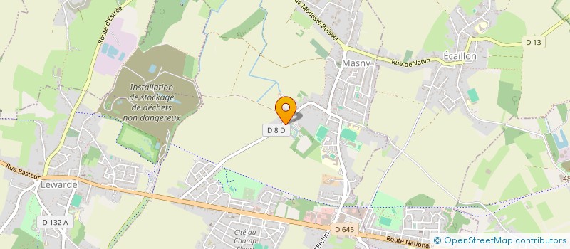 localisation de l'entreprise CHATEAU DES CIMES  MASNY