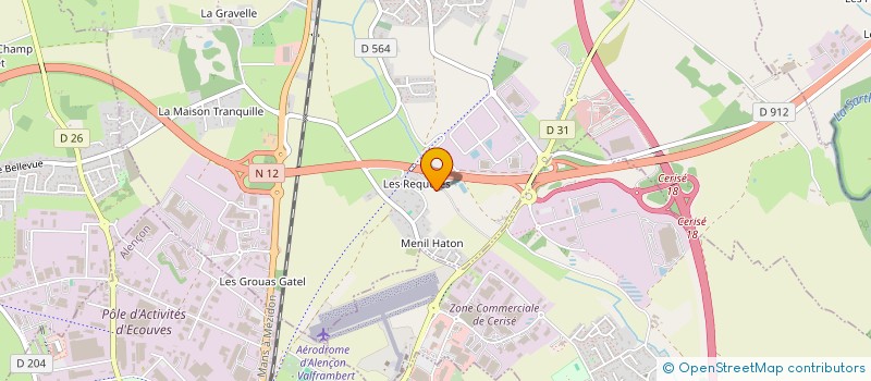 localisation de l'entreprise CHATEAU DES REQUETES à VALFRAMBERT