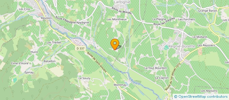 localisation de l'entreprise CHATEAU DES VIERRES à LANTIGNIE