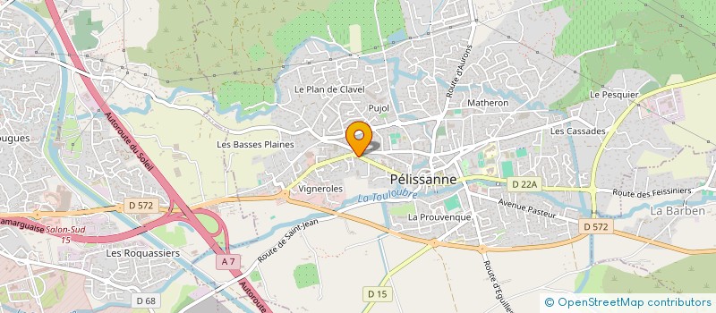 localisation de l'entreprise CHATEAU DES VIGNEROLLES  PELISSANNE