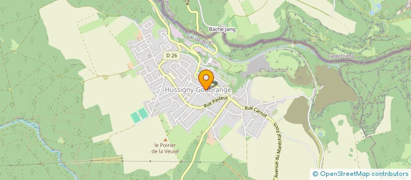 localisation de l'entreprise CHATEAU DRELICE  HUSSIGNY-GODBRANGE