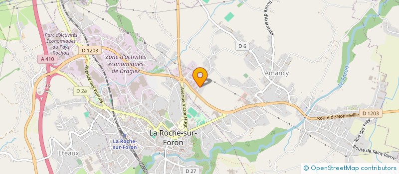 localisation de l'entreprise CHATEAU DU CARROZ  AMANCY