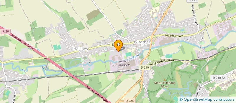 localisation de l'entreprise CHATEAU DU CHOQUET  WIZERNES