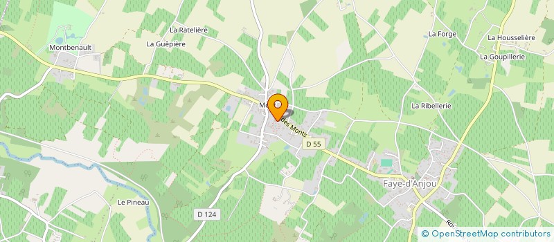 localisation de l'entreprise CHATEAU DU FRESNE à BELLEVIGNE-EN-LAYON