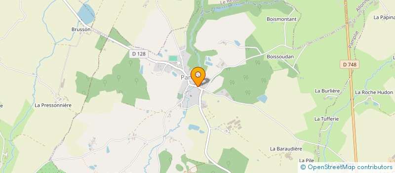 localisation de l'entreprise CHATEAU DU FRISON NOIR  PAMPLIE