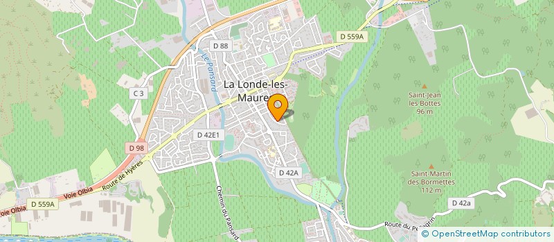 localisation de l'entreprise CHATEAU DU GALOUPET à LA LONDE LES MAURES