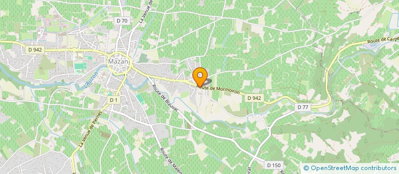 localisation de l'entreprise CHATEAU DU JONQUIER  MAZAN