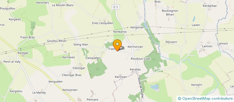 localisation de l'entreprise CHATEAU DU LEUHAN  PLABENNEC