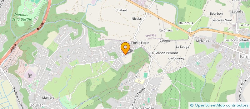 localisation de l'entreprise CHATEAU DU PIAN EURL  BOULIAC