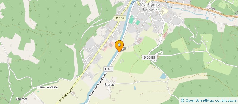 localisation de l'entreprise CHATEAU DU PUY ROBERT à MONTIGNAC-LASCAUX