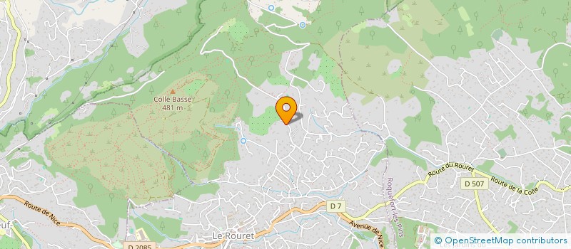 localisation de l'entreprise CHATEAU DU ROURET  LE ROURET