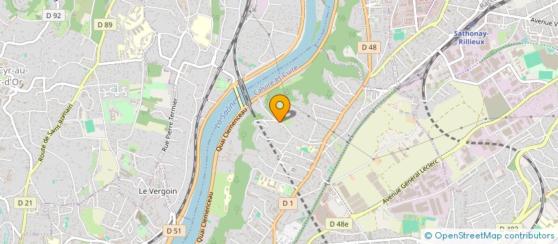 localisation de l'entreprise CHATEAU DU VERNAY  CALUIRE-ET-CUIRE