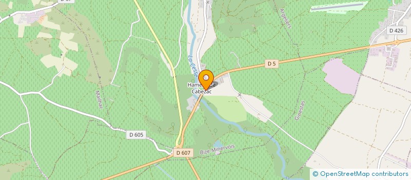 localisation de l'entreprise CHATEAU ENGUENYA  BIZE-MINERVOIS