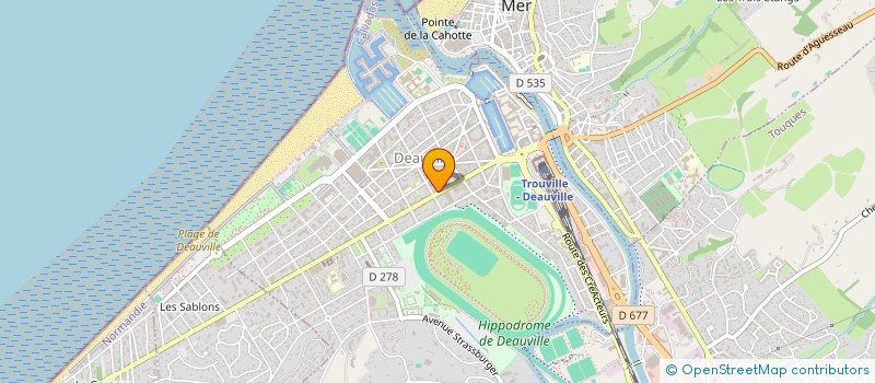 localisation de l'entreprise CHATEAU FLORIDIS à DEAUVILLE