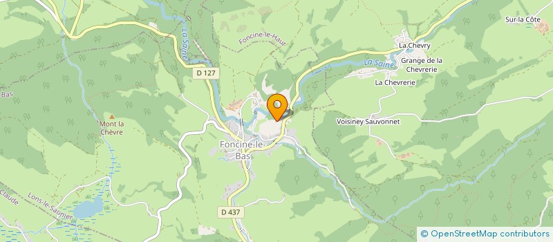 localisation de l'entreprise CHATEAU FONCINE  FONCINE-LE-BAS