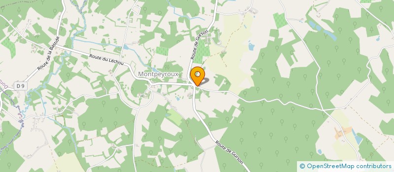 localisation de l'entreprise CHATEAU FONFREDE  VILLEFRANCHE-DE-LONCHAT