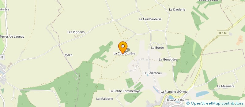 localisation de l'entreprise CHATEAU GAILLARD  SAINT-MARTIN-DES-BOIS