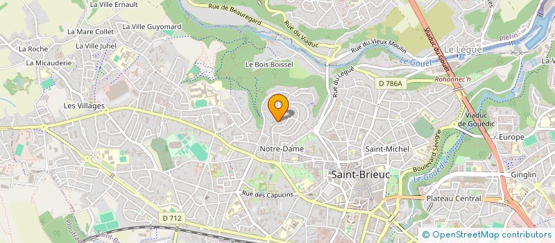 localisation de l'entreprise CHATEAU-GAUTIER à SAINT-BRIEUC