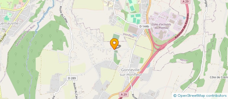 localisation de l'entreprise CHATEAU GONNEVILLE SUR HONFLEUR  GONNEVILLE-SUR-HONFLEUR