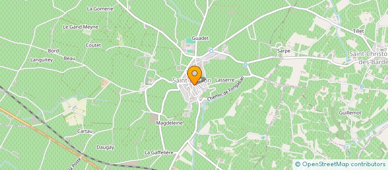 localisation de l'entreprise CHATEAU GRACIA à SAINT-EMILION