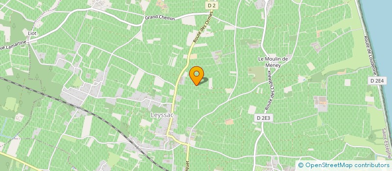 localisation de l'entreprise CHATEAU GRANDCHEMIN MONPLAISIR à SAINT-ESTEPHE