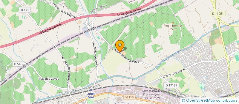 localisation de l'entreprise CHATEAU GRES SAINT PAUL  LUNEL