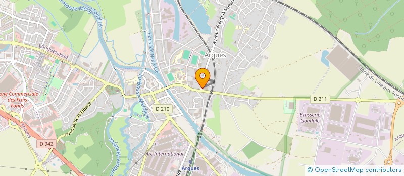 localisation de l'entreprise CHATEAU GROET  ARQUES