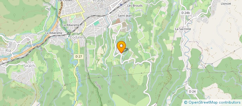 localisation de l'entreprise CHATEAU GUILLOIS  PRADES